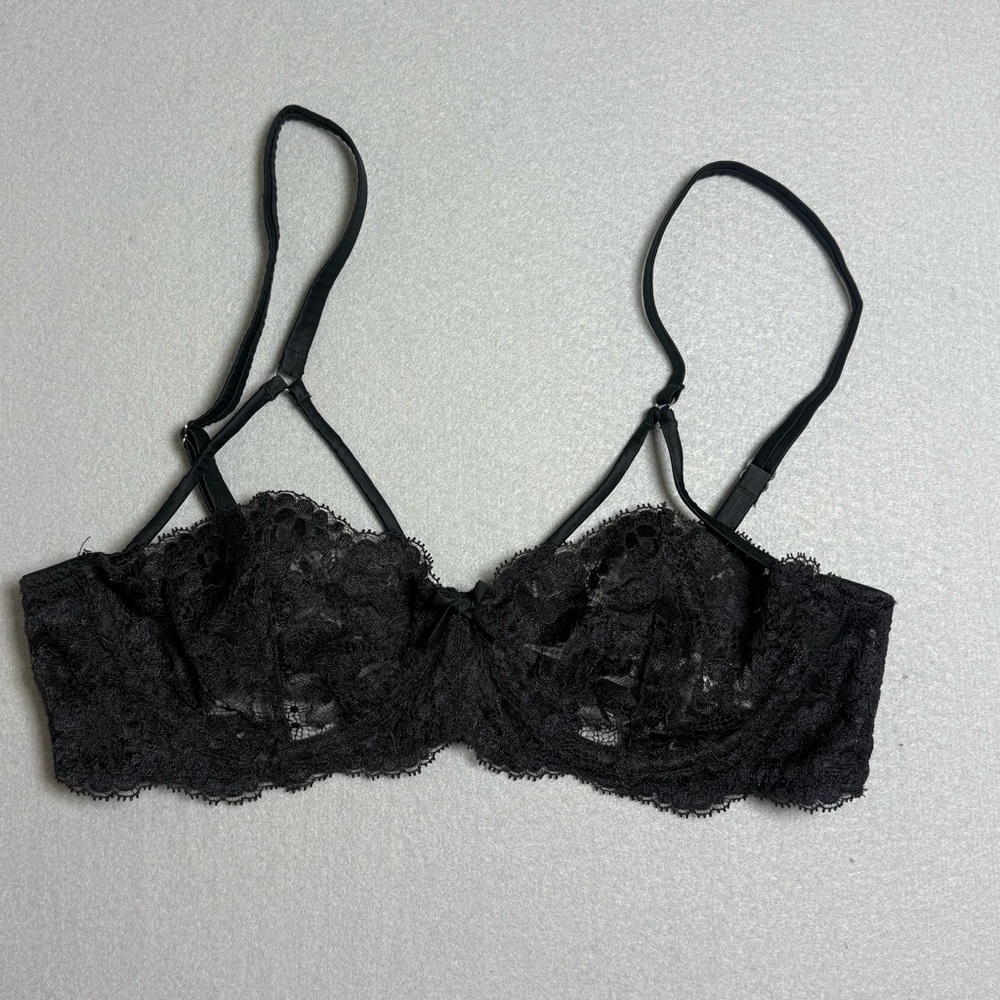 Black Lace Underwire Bra - Women Intimates & Sleepwear